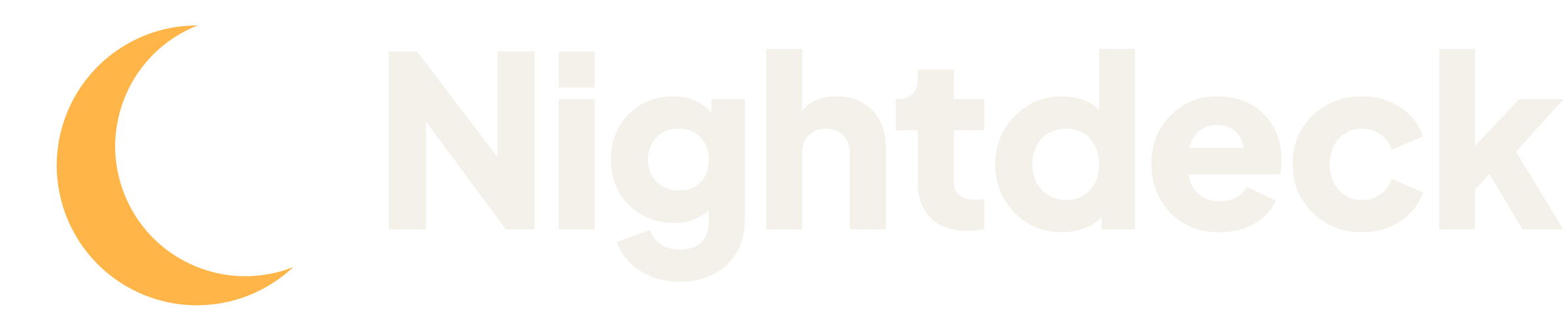 Nightdeck logo for dark backgrounds