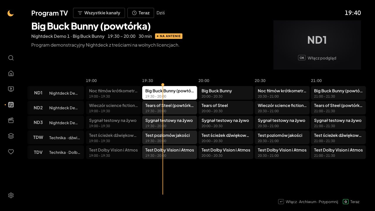 Program TV wszystkich kanałów
